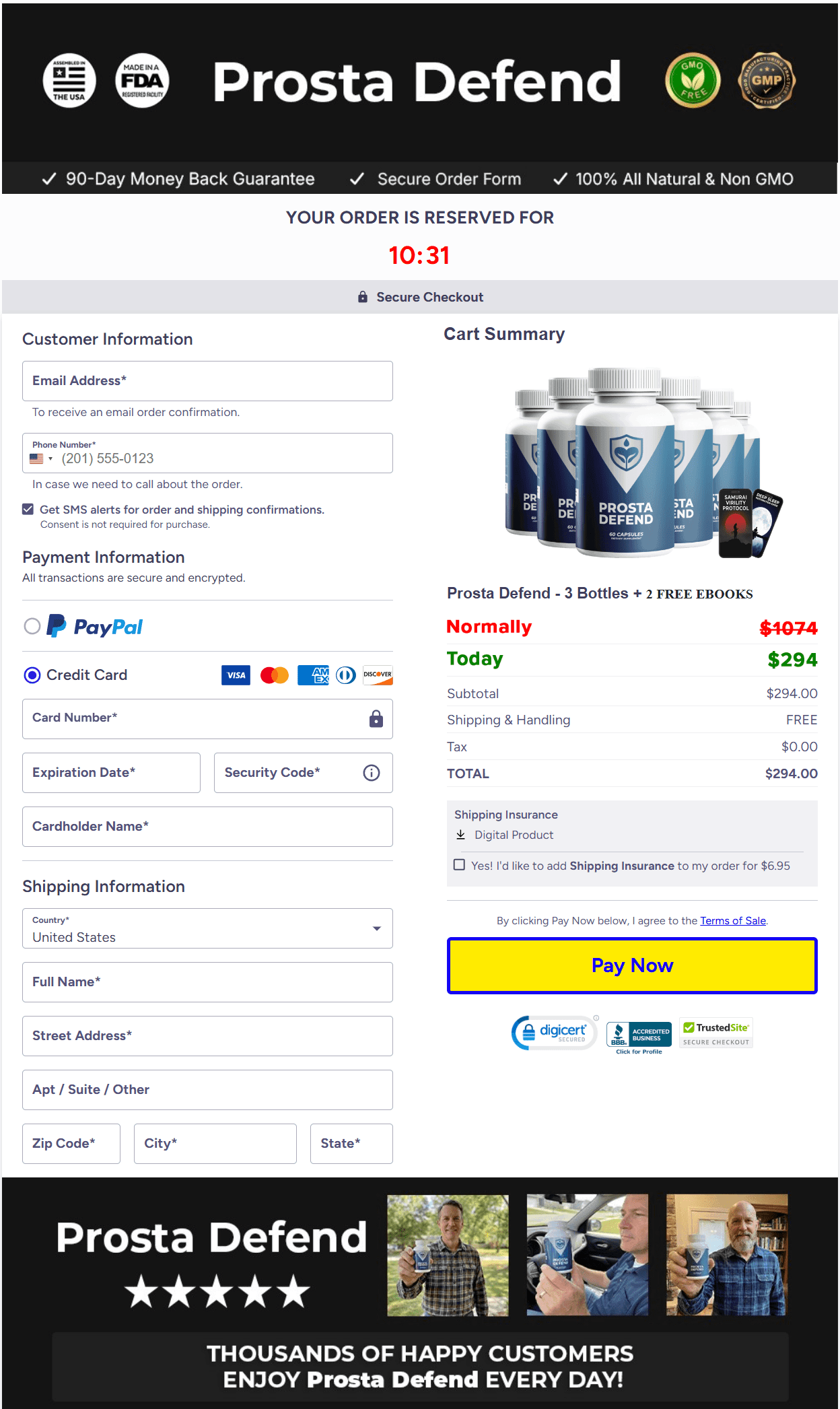 Buy Prosta Defend Now – Secure Checkout